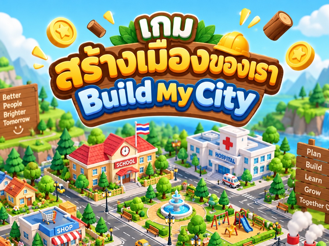 ภาพปก สร้างเมืองของเรา Build My City