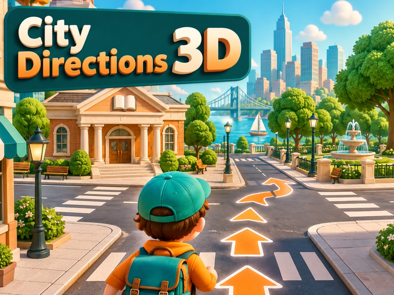 ภาพปก City Directions 3D เดินตามเส้นทางในเมือง 3 มิติ