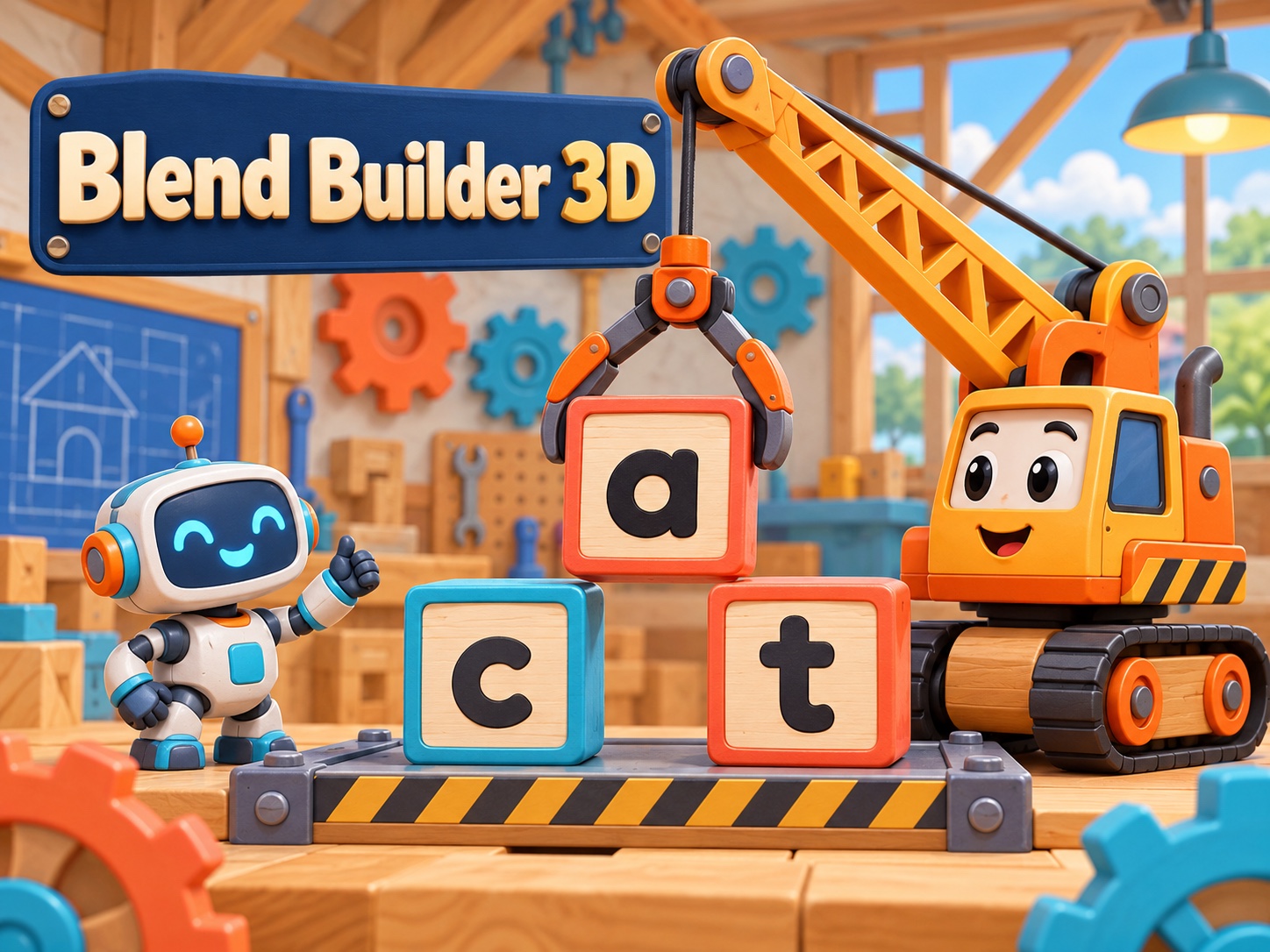 ภาพปก Blend Builder 3D — ผสมเสียงและสะกดคำ