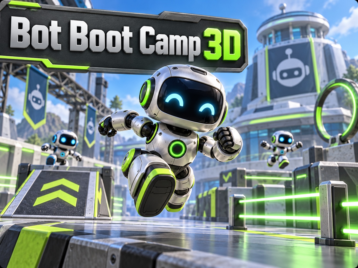 ภาพปก Bot Boot Camp 3D — ปลุกหุ่นยนต์ด้วยเสียง