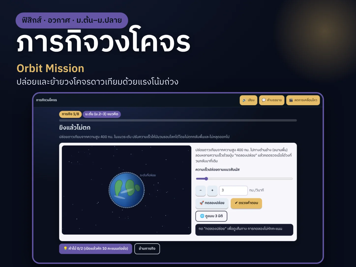 ภาพปก ภารกิจวงโคจร — Orbit Mission